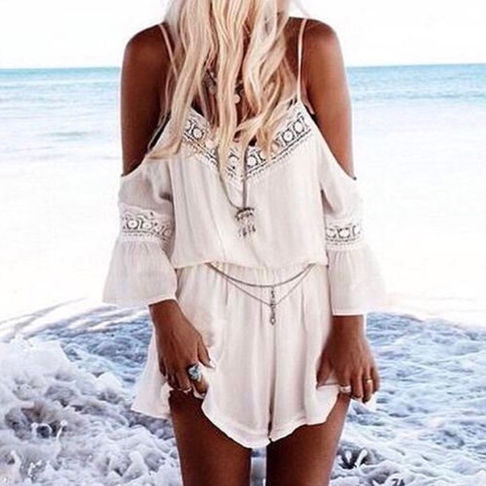 white romper